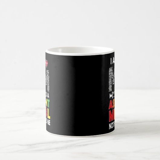 私は母で医療助手の幸せ母 コーヒーマグカップ (中央)