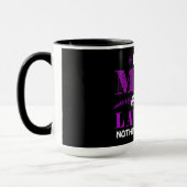 私は母で、弁護士は何も私を怖がらせた。引用文おもしろい マグカップ (左)