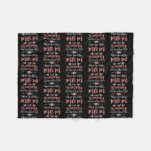 私は母とグラミーの母の2つのタイトルを持おもしろいつ フリースブランケット (正面(横))