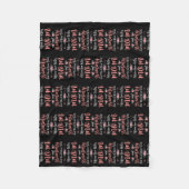 私は母とグラミーの母の2つのタイトルを持おもしろいつ フリースブランケット (正面)