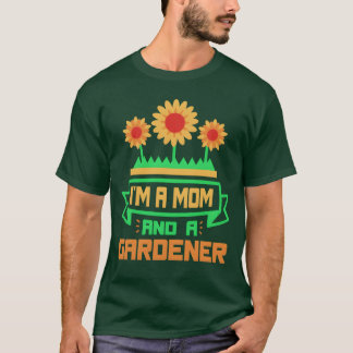 私は母と庭園庭園母ファ Tシャツ