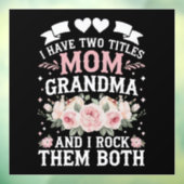 私は母と祖母の可愛い母の日の2つのタイトルを持っている ウィンドウサイン (シート3)