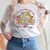 私は母と祖母のTシャツの2つのタイトルを持っている Tシャツ