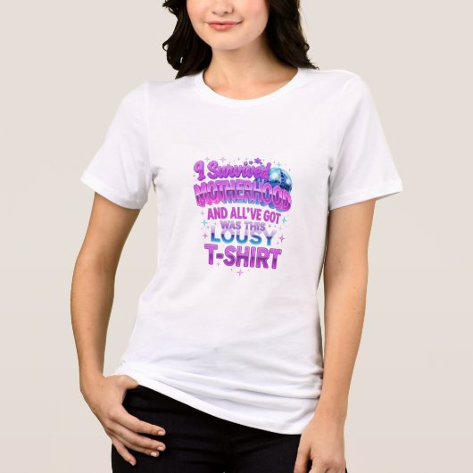 私は母になりそこねた... トライブレンドTシャツ (正面)