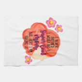 私は母になるとは夢にも思わなすごいクールい キッチンタオル (横)