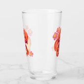 私は母になるとは夢にも思わなすごいクールい タンブラーグラス (左)