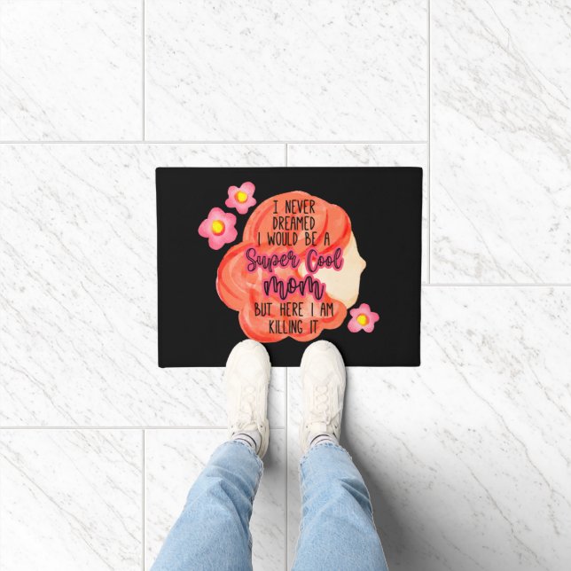 私は母になるとは夢にも思わなすごいクールい ドアマット (室内)