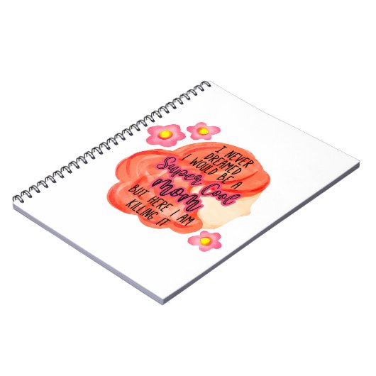 私は母になるとは夢にも思わなすごいクールい ノートブック (左側)