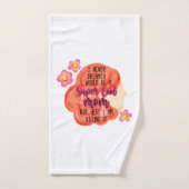 私は母になるとは夢にも思わなすごいクールい バスタオルセット (ハンドタオル)