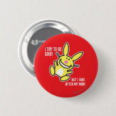 私は母に似ている 缶バッジ (正面&裏面)