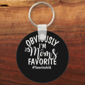 私は母のお気に入りの娘お気に入りのだ キーホルダー (正面)