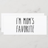 私は母のお気に入りの息子か娘だ (正面/裏面)