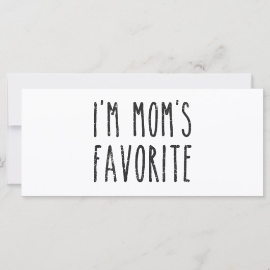 私は母のお気に入りの息子か娘だ (正面)