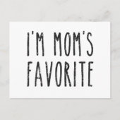 私は母のお気に入りの息子か娘だ ポストカード (正面)