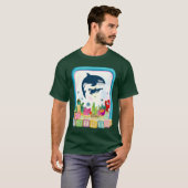 私は母のかわいいデザイン少年を愛する Tシャツ (正面フル)