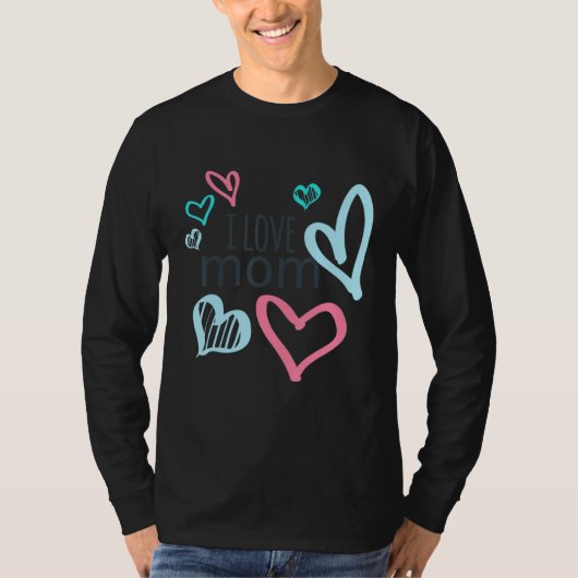 私は母のエッセンシャルハート Tシャツ (正面)