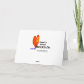 私は母のキルトのグリーティングカードが大好き シーズンカード (裏面)