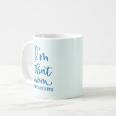 私は母のコーヒ#sorrynotsorryマグ コーヒーマグカップ (正面左)