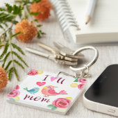 私は母の日のキーチェーン愛 キーホルダー (正面右)