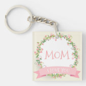 私は母の日のキーチェーン愛 キーホルダー (正面)