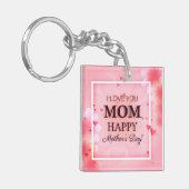 私は母の日のキーチェーン愛 キーホルダー (正面左)