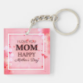 私は母の日のキーチェーン愛 キーホルダー (裏面)