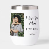 私は母の日を追加の写真の文字を愛エレガントしている (背面)