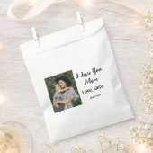 私は母の日を追加の写真の文字を愛エレガントしている フェイバーバッグ (クリップ留めされた状態)