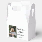 私は母の日を追加の写真の文字を愛エレガントしている フェイバーボックス (オープン)