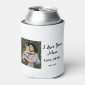 私は母の日を追加の写真の文字を愛エレガントしている 缶クーラー (缶正面)