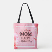 私は母の日トートバッグあなたを愛する トートバッグ (裏面)