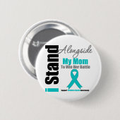 私は母の隣に卵巣癌がある 缶バッジ (正面&裏面)