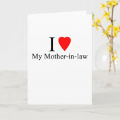 私は母をハートに入れる カード (黄色い花)