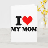 私は母を愛しています カード (黄色い花)