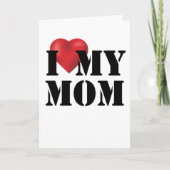 私は母を愛している カード (正面)