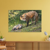 私は母を愛している キャンバスプリント (インサイチュ (リビング))