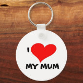 私は母を愛している キーホルダー (正面)