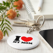 私は母を愛している キーホルダー (側面)
