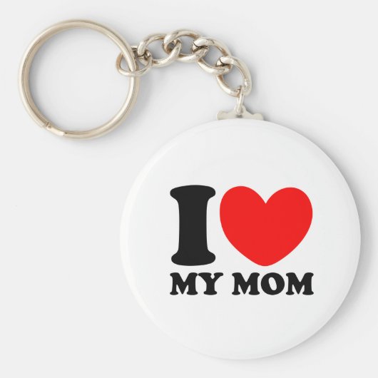 私は母を愛している キーホルダー (正面)