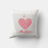 私は母を愛している クッション (裏面)