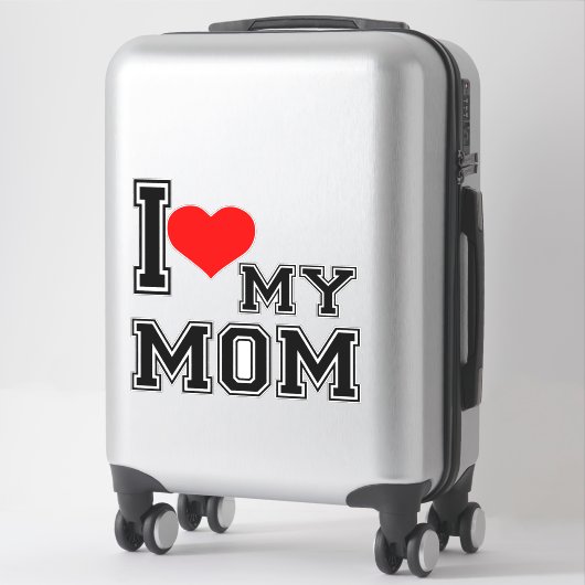私は母を愛している シール (スーツケース)