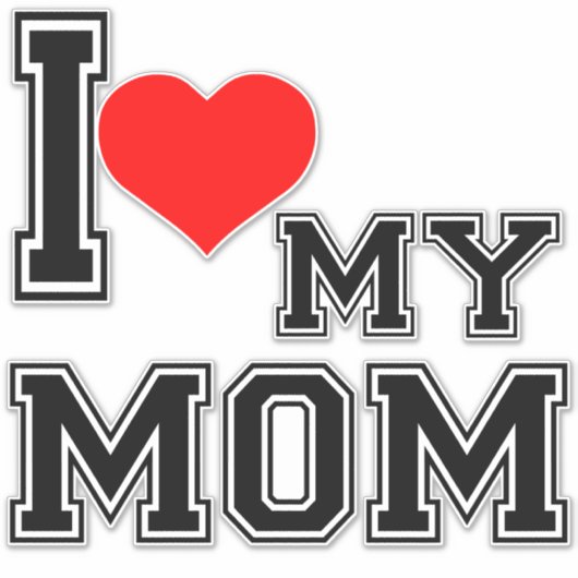 私は母を愛している シール (正面)