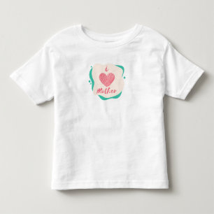 私は母を愛している トドラーTシャツ