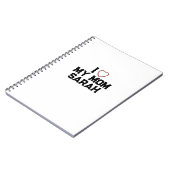 私は母を愛している ノートブック (左側)