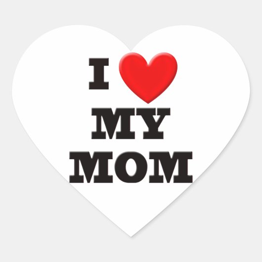 私は母を愛している ハートシール (正面)