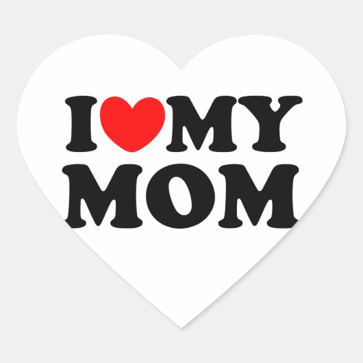 私は母を愛している ハートシール (正面)