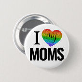 私は母を愛している |レインボーハートプライド月 缶バッジ (正面&裏面)