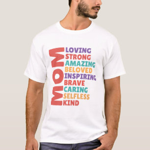 私は母を愛している Tシャツ