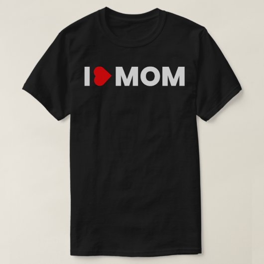私は母を愛している Tシャツ (デザイン正面)