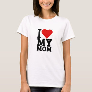 私は母を愛している Tシャツ